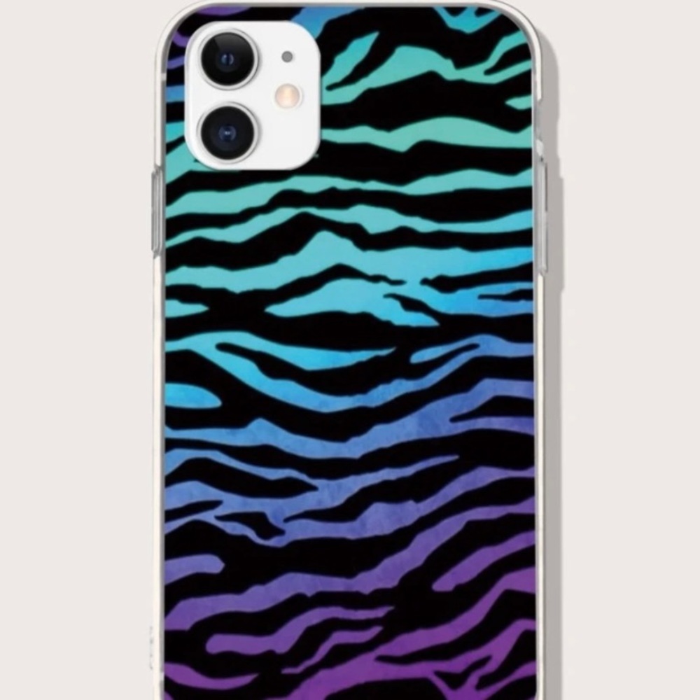 Zebra striped iPhone 11 case